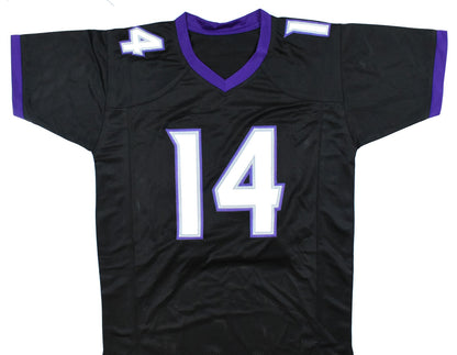 Kyle Hamilton Autographed Baltimore Ravens Black Custom Jersey