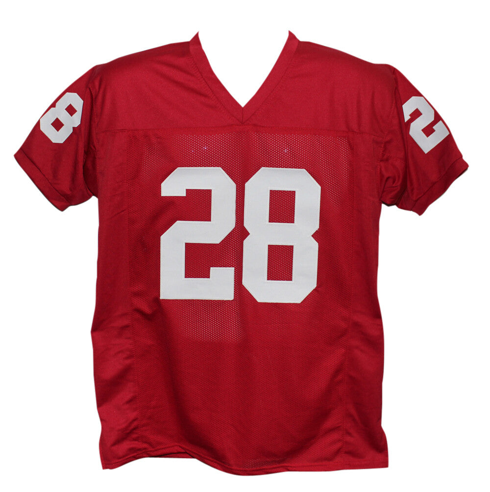 Adrian Peterson Autographed Oklahoma Sooners Style Jersey Beckett BAS