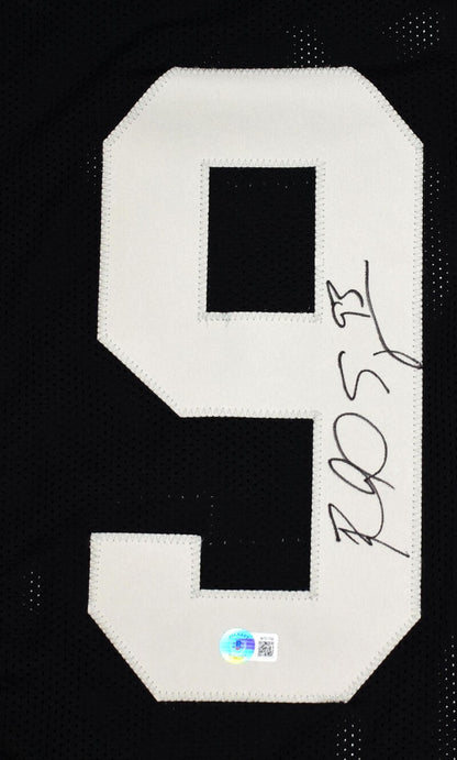 Richard Seymour Autographed Oakland Raiders Black Custom Jersey