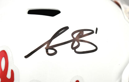 A.J. Brown Signed Ole Miss Rebels Full Size Speed Replica Helmet