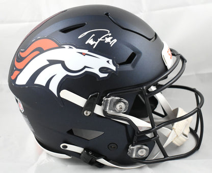 Troy Franklin Signed Denver Broncos Full Size Speedflex Helmet