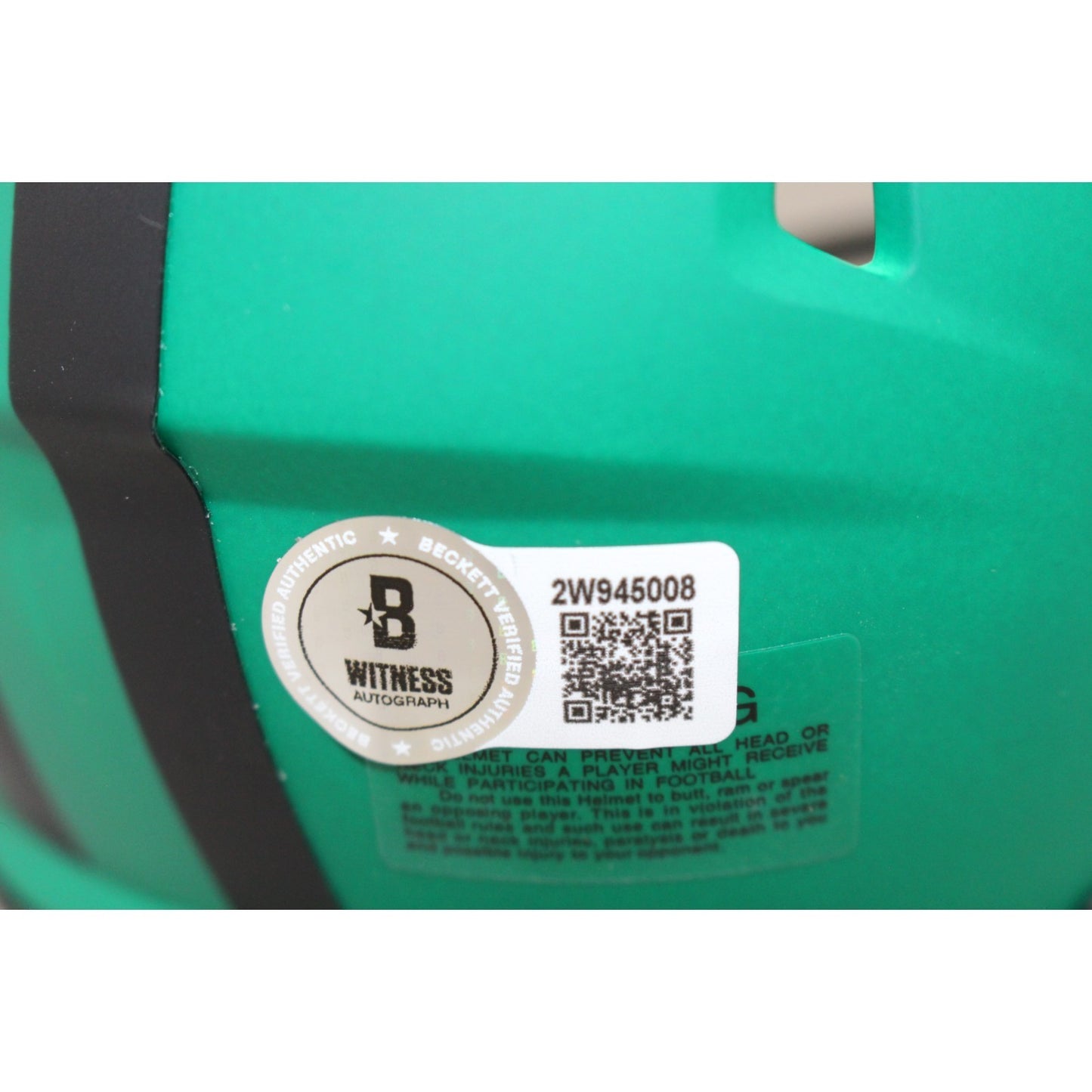 Sterling Sharpe Autographed Green Bay Packers Rave Mini Helmet (HOF)