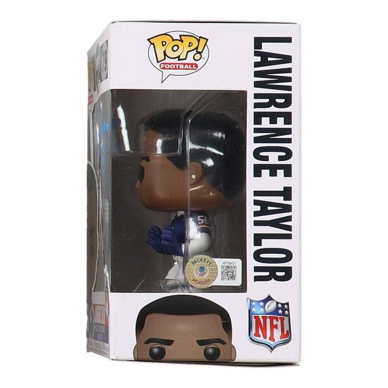 Lawrence Taylor Signed New York Giants Funko Pop #79 (Beckett COA)