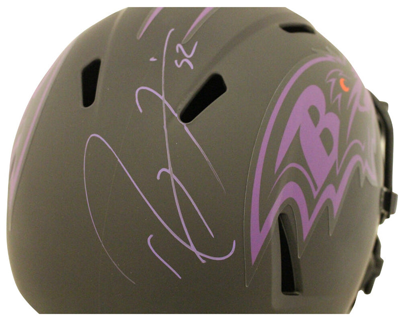 Ray Lewis Autographed Baltimore Ravens Full Size Eclipse Helmet