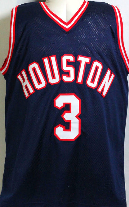 Steve Francis Autographed Blue Custom Basketball Jersey