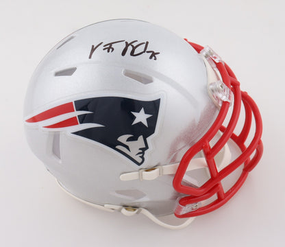 Vince Wilfork Signed New England Patriots Mini Helmet