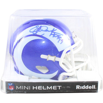 Eric Dickerson Signed Los Angeles Rams Alternative Mini Helmet