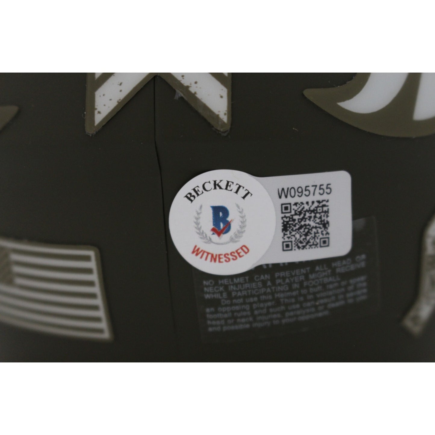 Terrell Davis Autographed Denver Broncos 2022 Salute to Service Mini Helmet