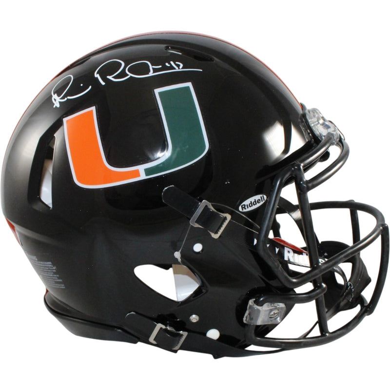Michael Irvin Signed Miami Hurricanes Authentic Alternate Helmet