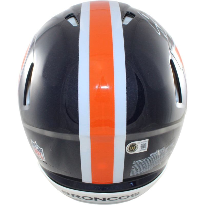 Champ Bailey Signed Denver Broncos 2025 Salute to Service Full Size Helmet