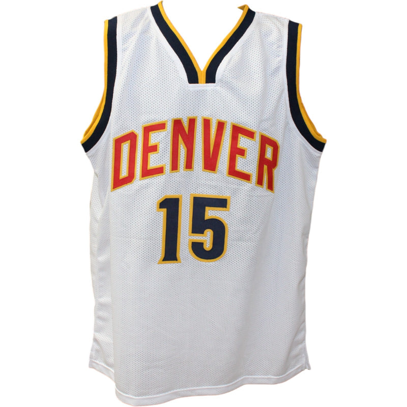 Nikola Jokic Autographed Pro Style White Basketball Jersey