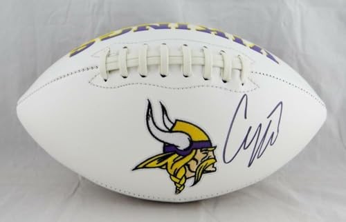 Case Keenum Autographed Minnesota Vikings Logo Football
