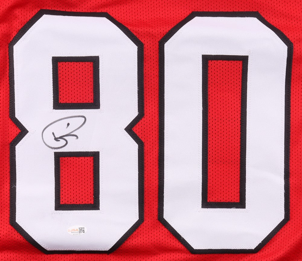 Andre Rison Autographed Atlanta Falcons Red Custom Jersey