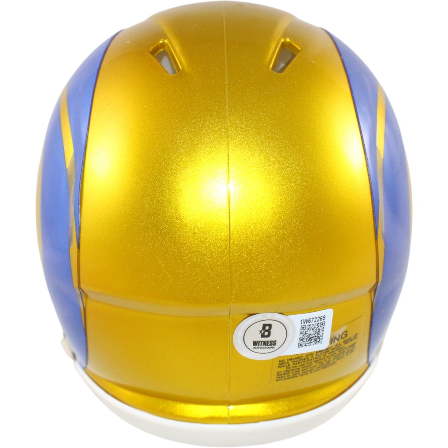 Jared Verse Los Angeles Rams Autographed Flash Mini Helmet