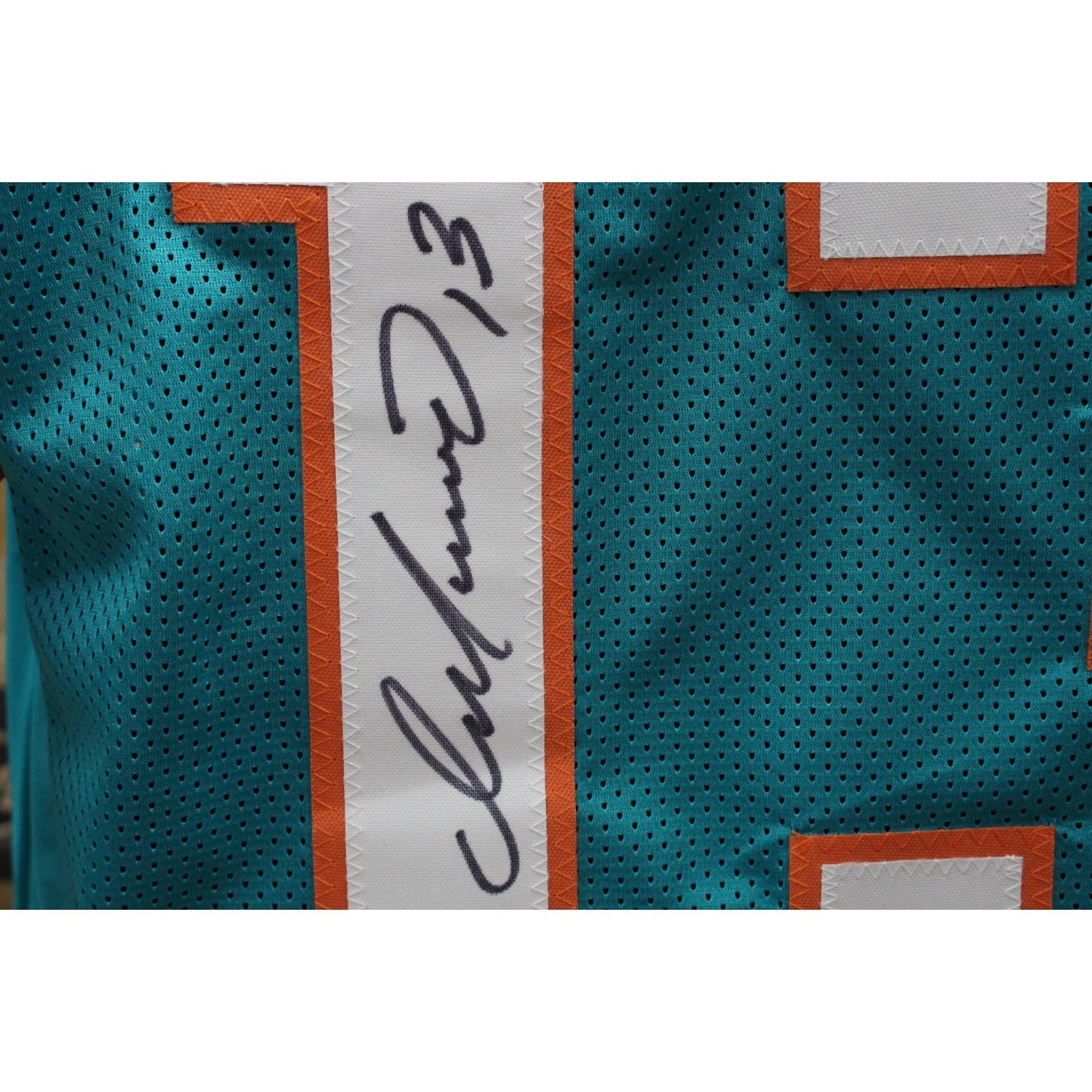 Dan Marino Signed Pro Style Teal Football Jersey