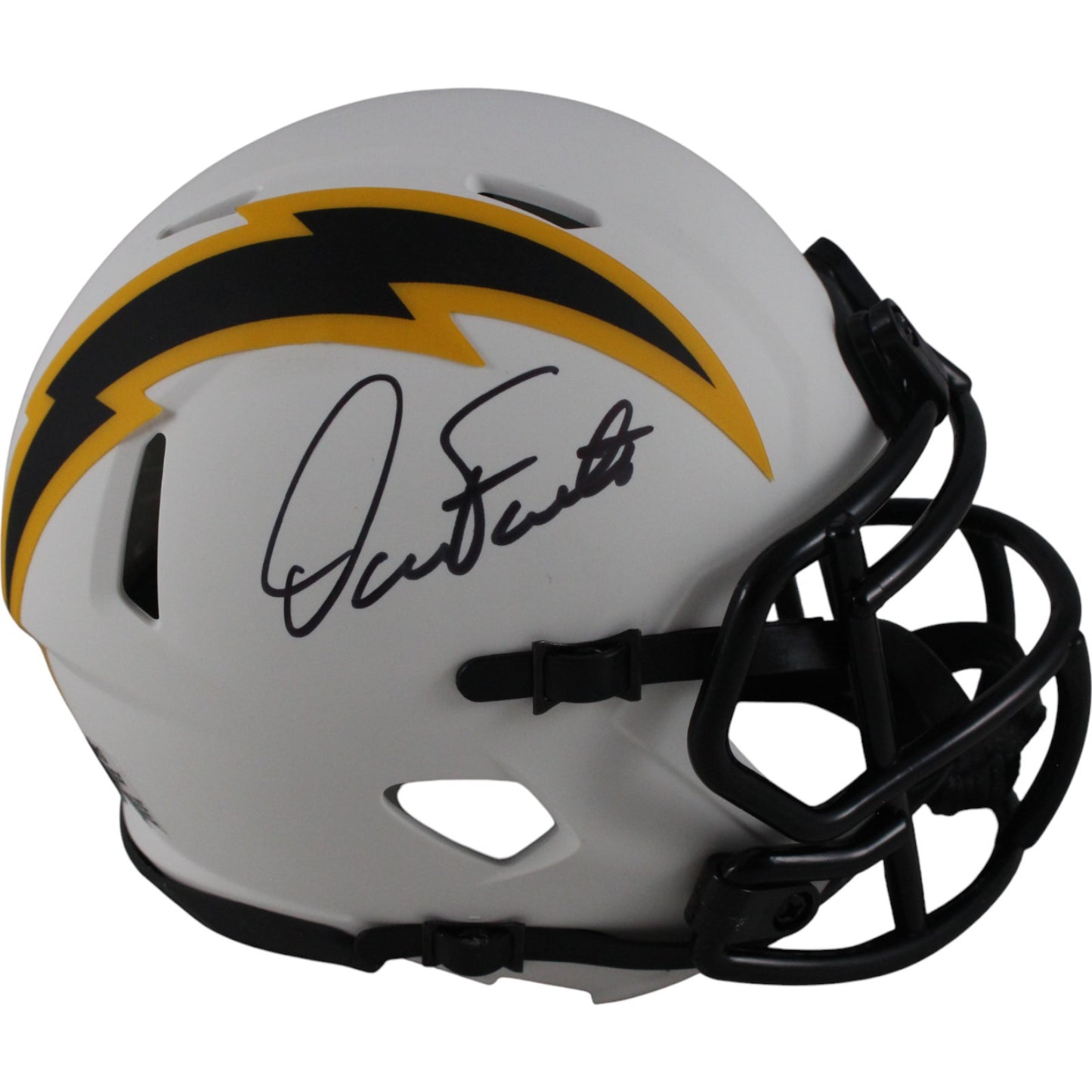Dan Fouts San Diego Chargers Autographed Lunar Mini Helmet