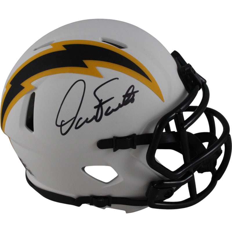 Dan Fouts San Diego Chargers Autographed Lunar Mini Helmet