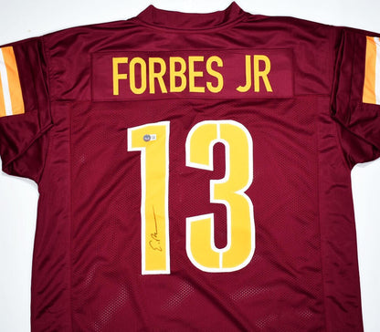 Emmanuel Forbes Jr. Autographed Maroon Custom Jersey