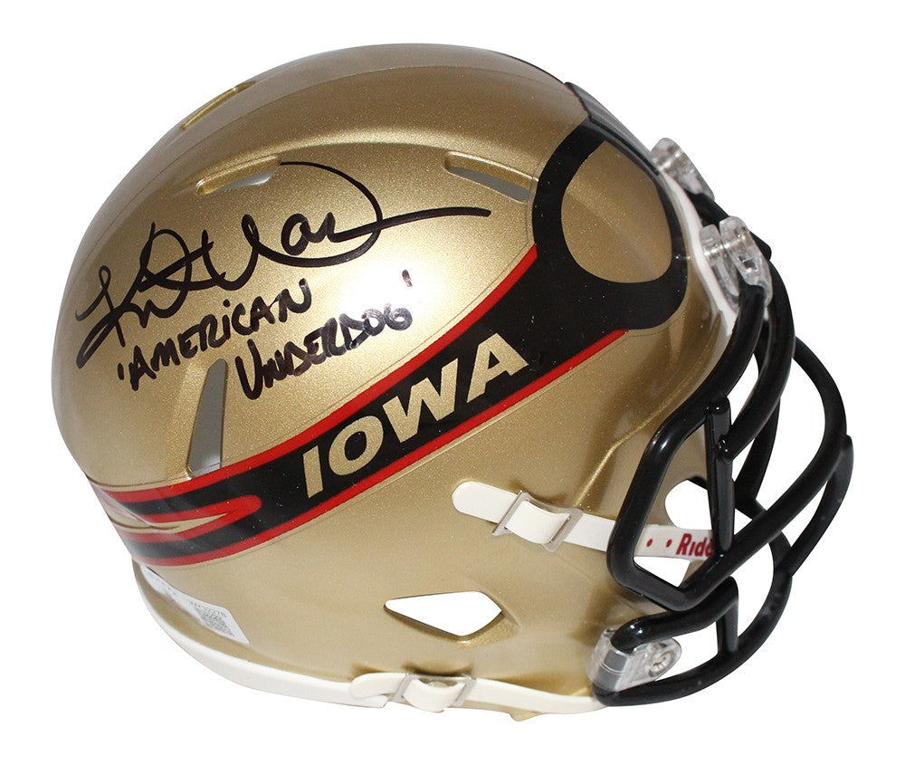 Kurt Warner Signed Iowa Barnstormers Mini Helmet (American Underdog)