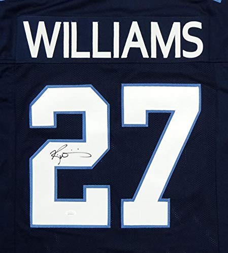 Ricky Williams Autographed Blue Custom Jersey