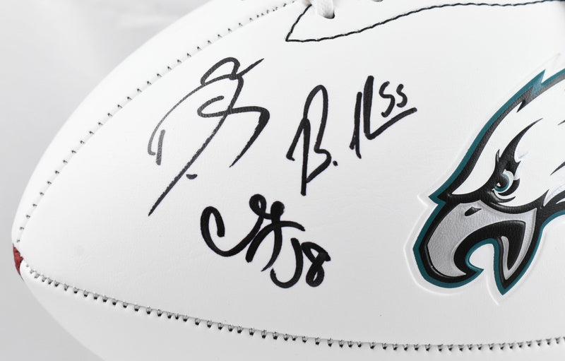 Jalen Carter & Darius Slay Multi-Signed Philadelphia Eagles Football