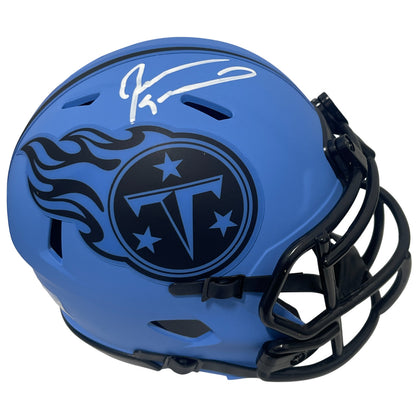 Jevon Kearse Tennessee Titans Signed Rave Mini Helmet Beckett BAS COA