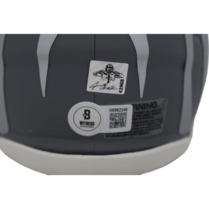 Ja'Marr Chase Cincinnati Bengals Slate Speed Mini Helmet Autographed