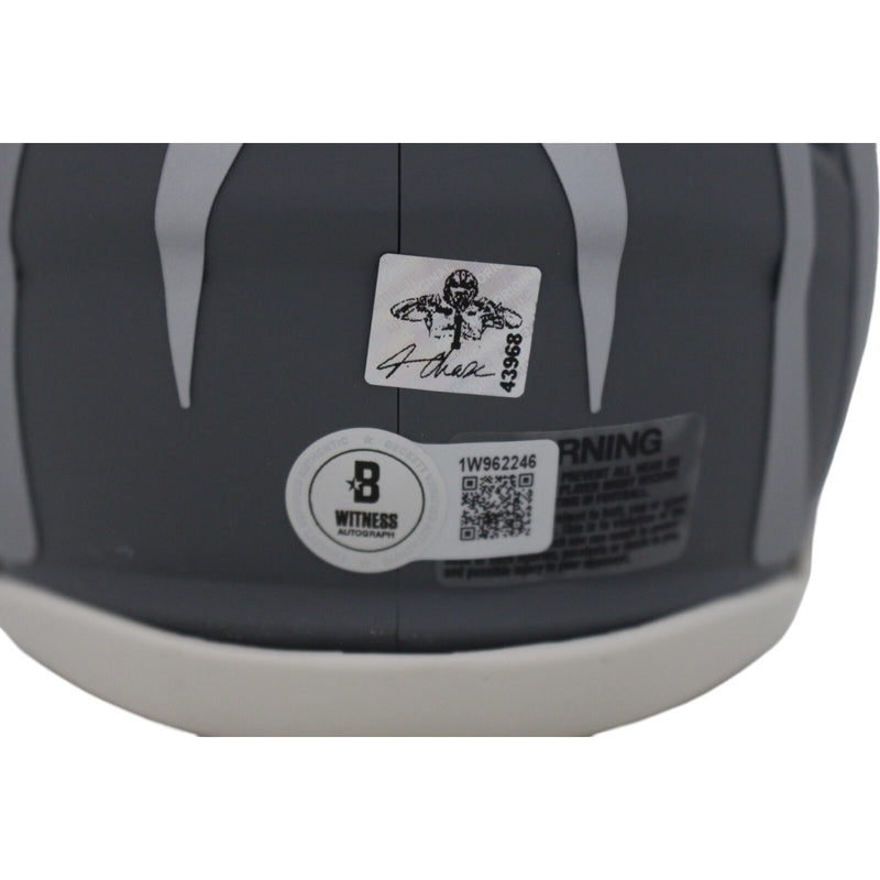 Ja'Marr Chase Cincinnati Bengals Slate Speed Mini Helmet Autographed