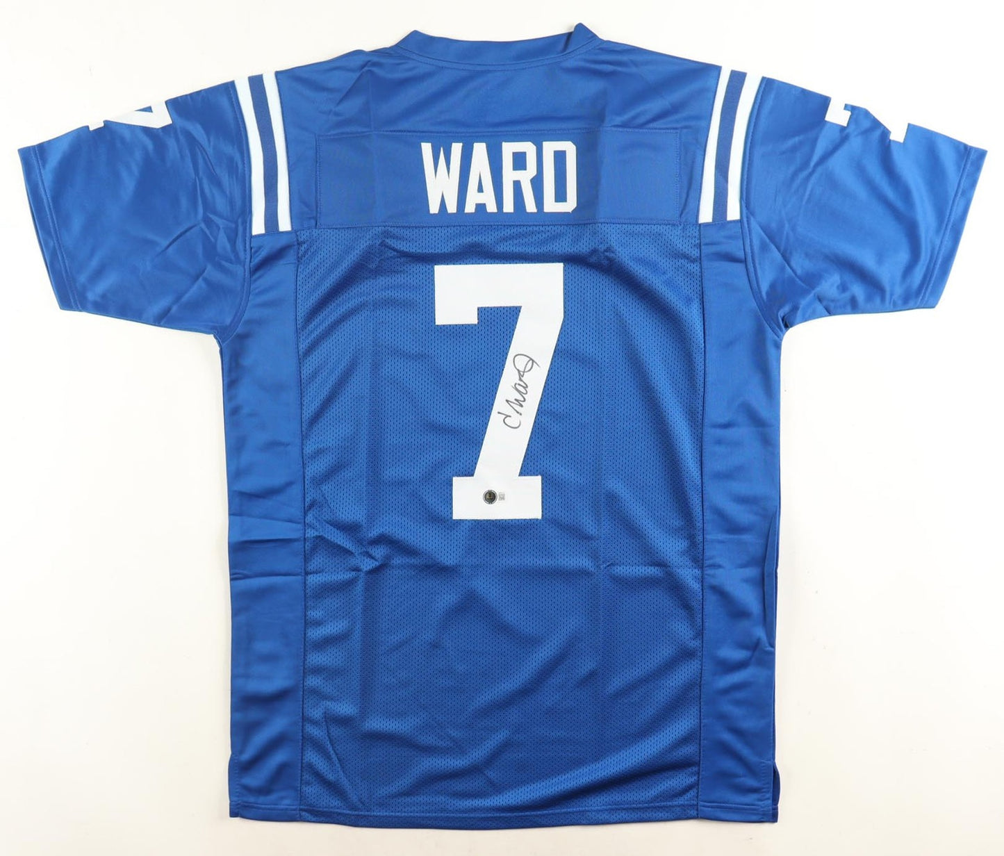 Charvarius Ward Autographed Indianapolis Colts Blue Custom Jersey