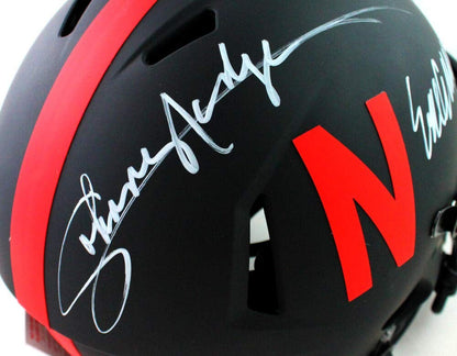 Crouch, Rozier & Rodgers Signed Nebraska Eclipse Authentic Helmet