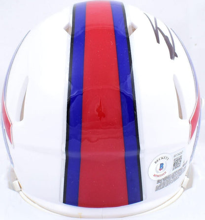Stefon Diggs Signed Buffalo Bills Speed Mini Helmet - Black