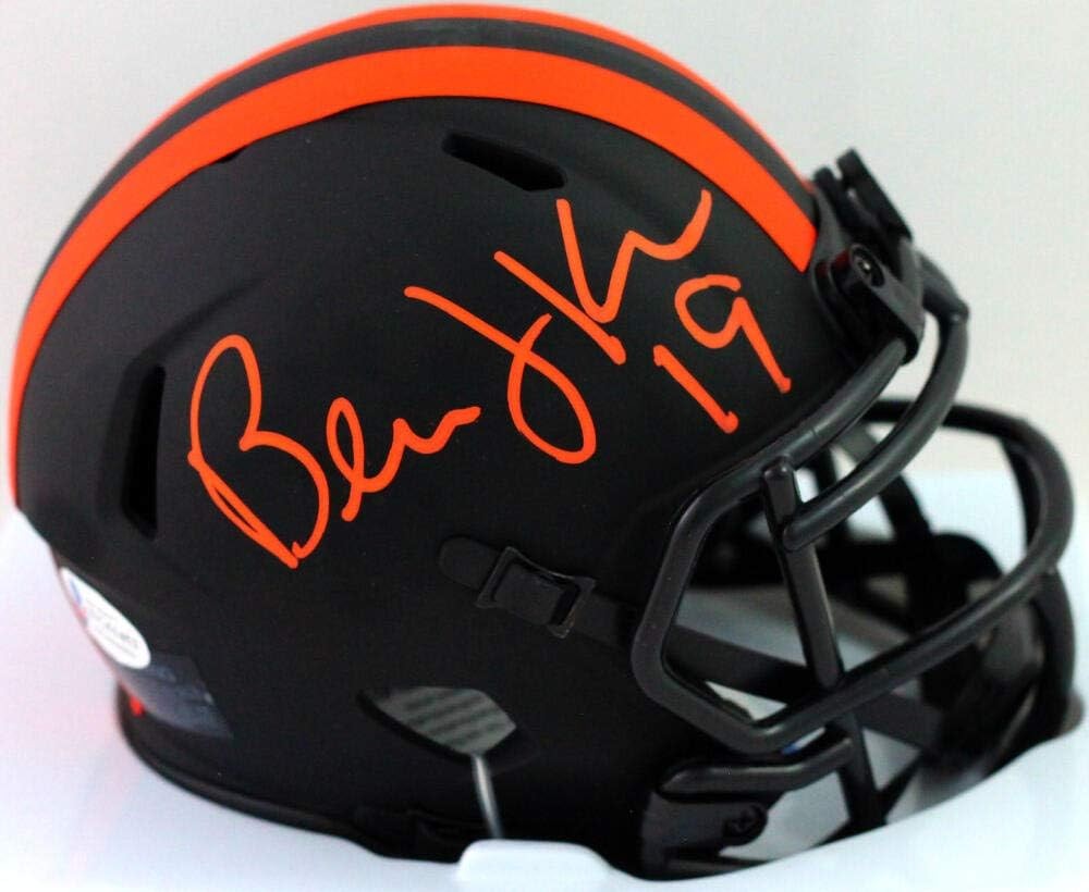 Bernie Kosar Signed Cleveland Browns Eclipse Mini Helmet