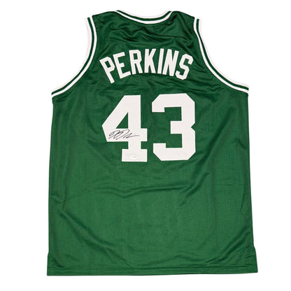 Kendrick Perkins Signed Boston Celtics Custom Jersey (JSA COA)