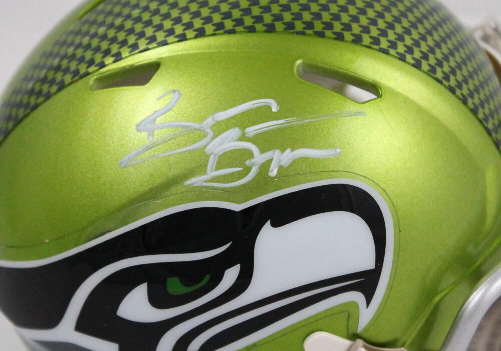 Brian Bosworth Signed Seattle Seahawks Flash Speed Mini Helmet