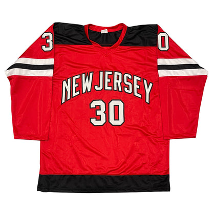 Martin Brodeur Autographed New Jersey Devils Custom Jersey (JSA COA)