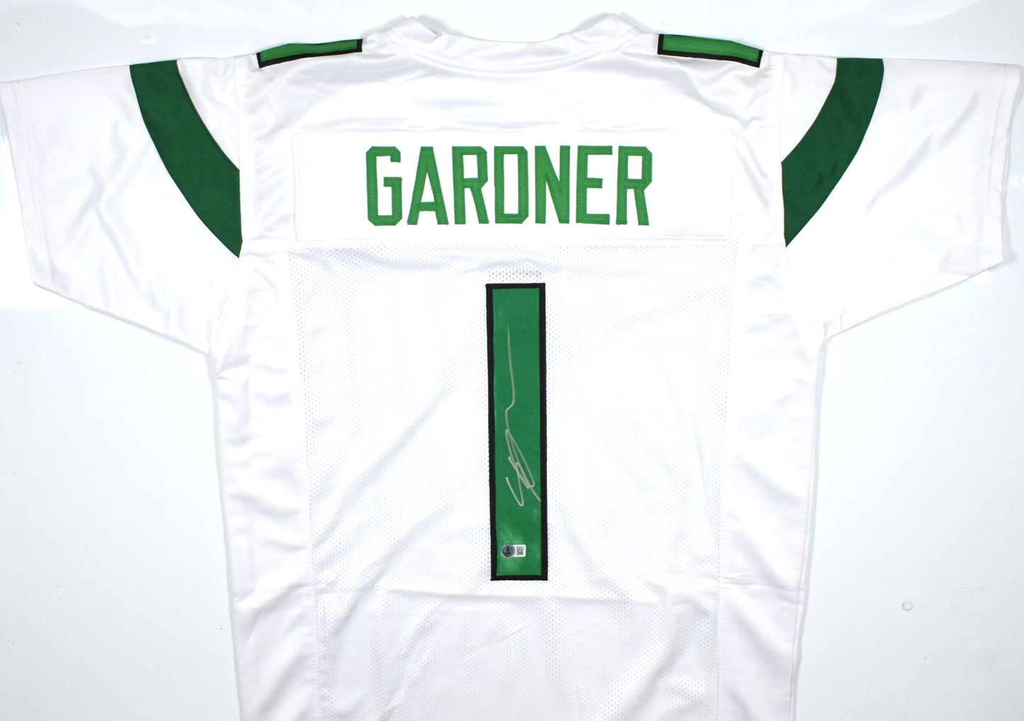 Ahmad Sauce Gardner Signed New York Jets White Custom Jersey