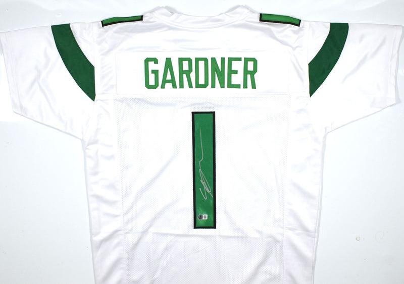 Ahmad Sauce Gardner Signed New York Jets White Custom Jersey
