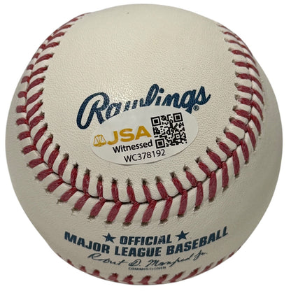 Cleon Jones Signed NY Mets Official MLB Baseball (69 WSC) JSA Witness