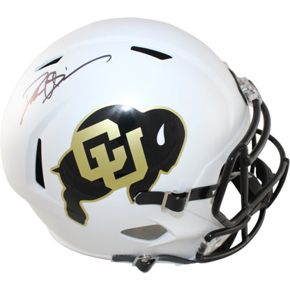 Deion Sanders Autographed Colorado Buffaloes Full Size Replica Helmet
