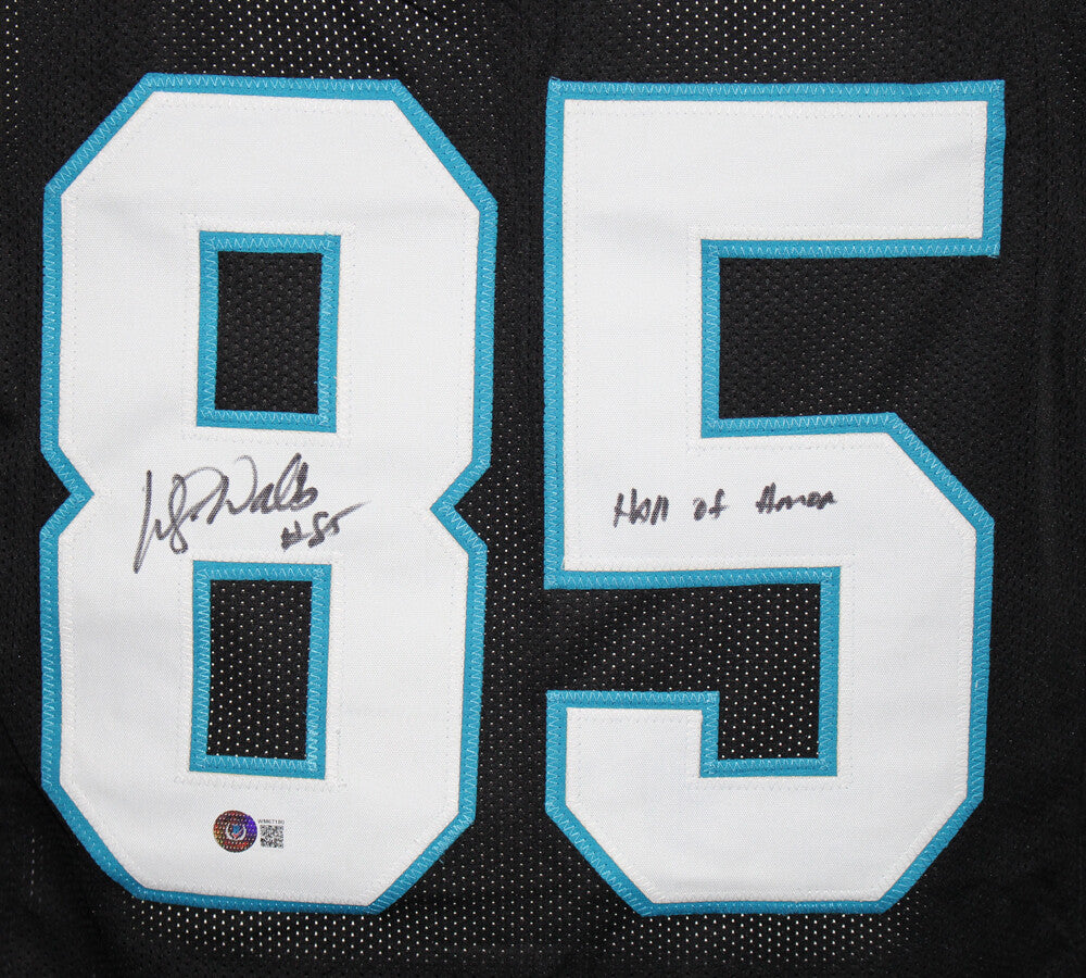Wesley Walls Signed Carolina Panthers Pro Style Jersey BAS
