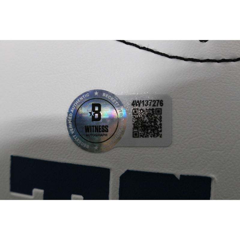 Edgerrin James Indianapolis Colts Autographed Logo Football HOF