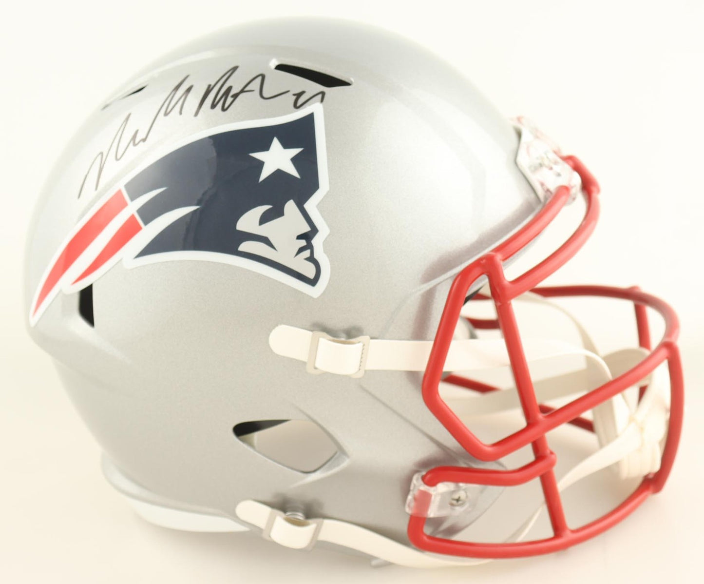 Malcolm Butler Autographed New England Patriots Full Size Replica Helmet