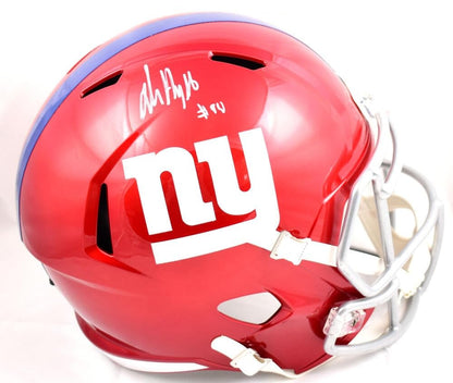 Jalin Hyatt Autographed New York Giants Full Size Flash Speed Helmet