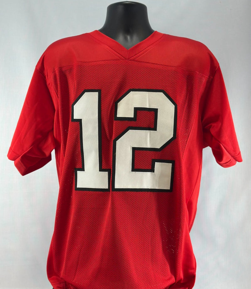Jacoby Brissett Signed NC State Wolfpack Custom Red Jersey
