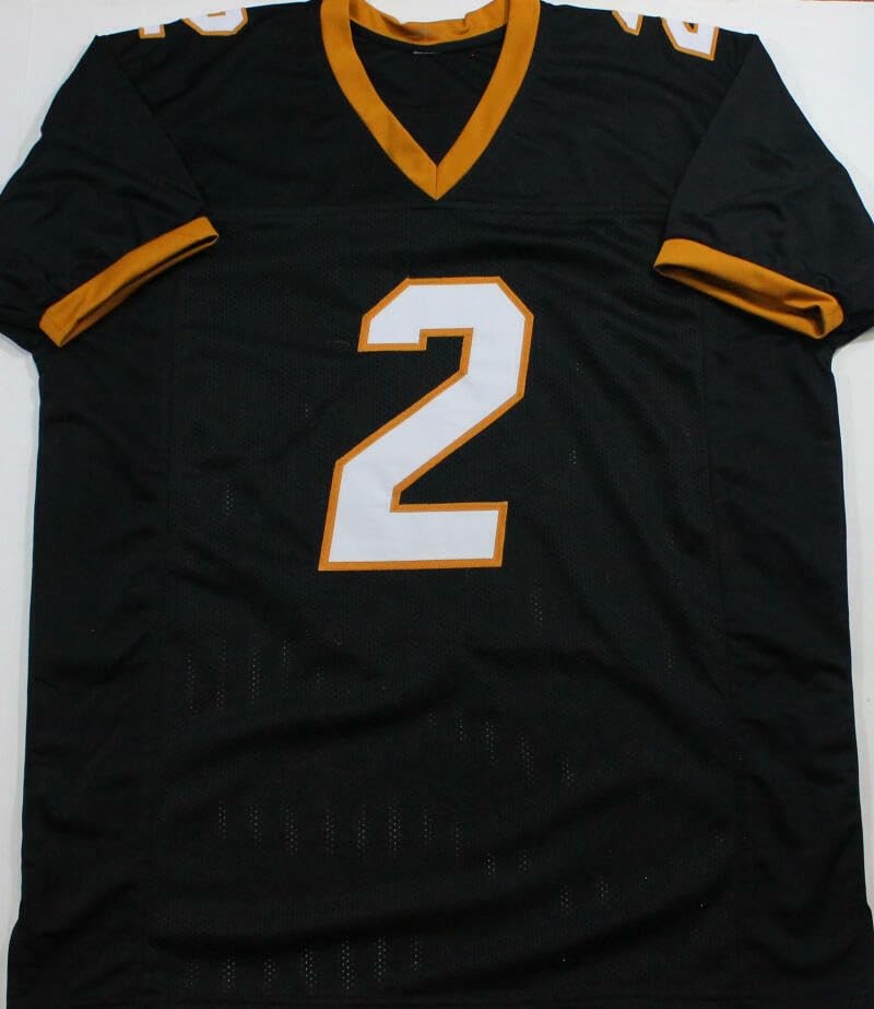Laviska Shenault Jr Autographed Black Custom Football Jersey