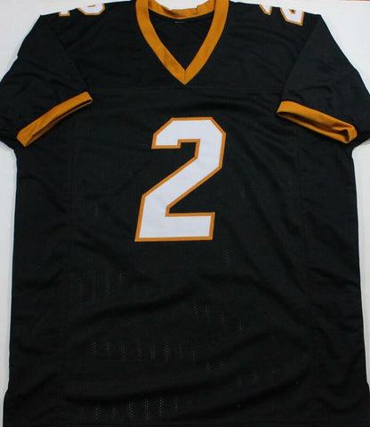 Laviska Shenault Jr Autographed Black Custom Football Jersey