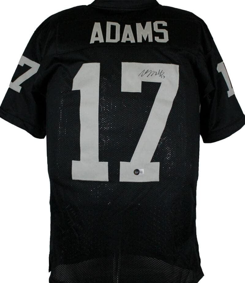 Davante Adams Signed Custom Black Football Jersey