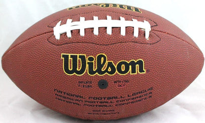 Denzel Ward Signed Cleveland Browns SuperGrip Football "Dawg Pound" Inscribed