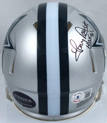 Tony Dorsett Signed Dallas Cowboys Speed Mini Helmet (HOF Inscription)