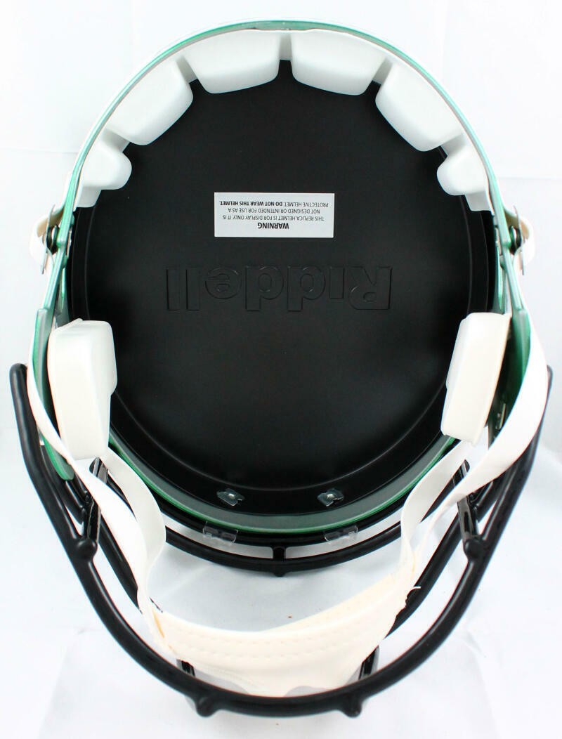 Elijah Moore Signed New York Jets Full Size Speed Replica Helmet